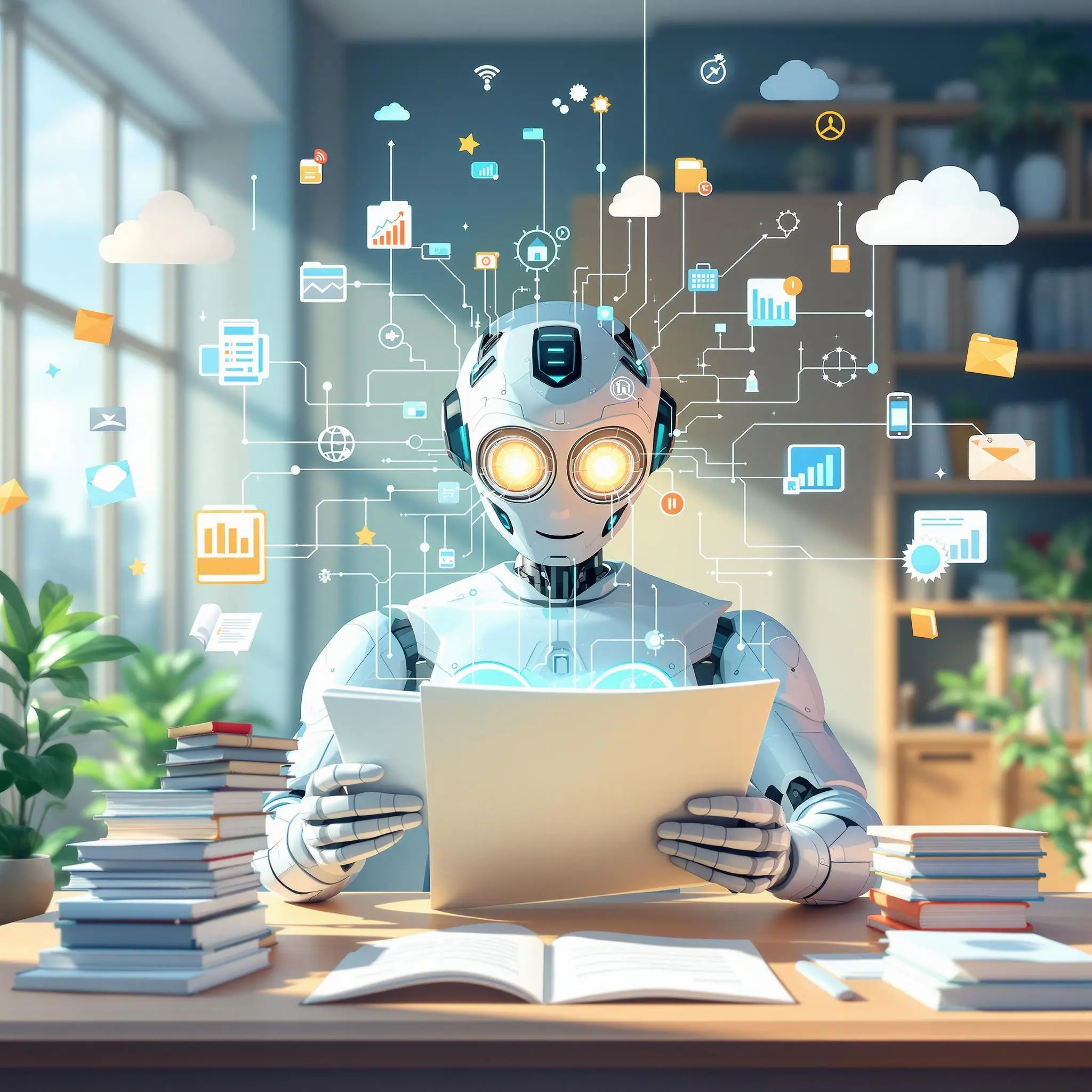 An AI agent that performs rag inside an office